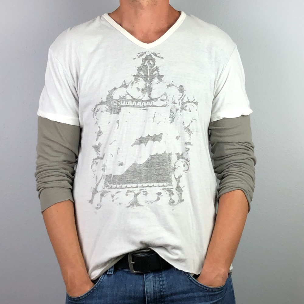 Men’s Buffalo Jeans Graphic T-shirt | Size Large